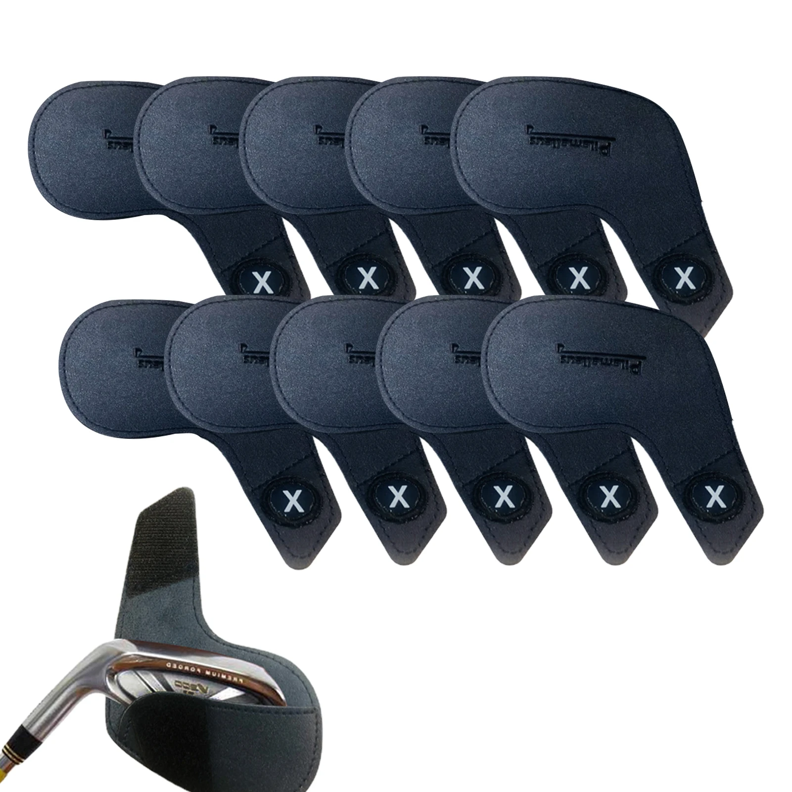 

Iron Covers For Golf Clubs 10Pcs Protective Golf Club Covers For Irons Golf Accessories Iron Protector For Men And Women To