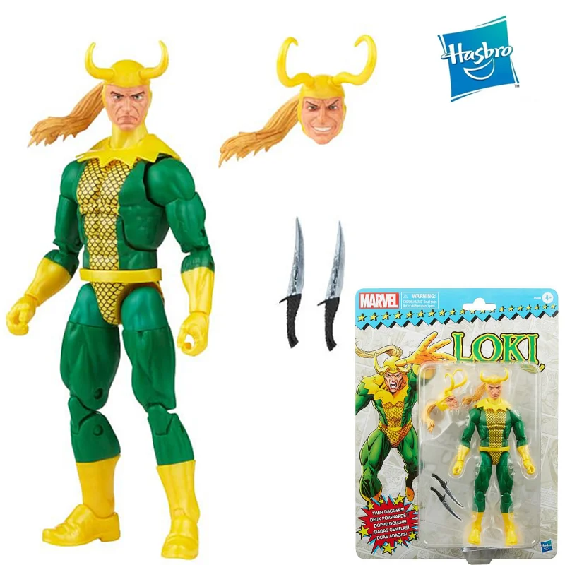 

New Original Hasbro Marvel Avengers The Infinity Saga Hanging Card Comic Version Loki 6 Inch Scale Action Figure Collectible Toy