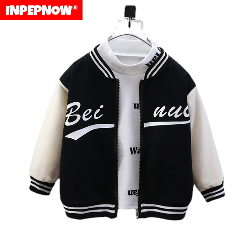 1-6T Kid Fashion Jacket for Boy Girls Coat Spring Autumn Baseball Uniform Cotton Light Weight Outerwear Baby Child Clothes JK006