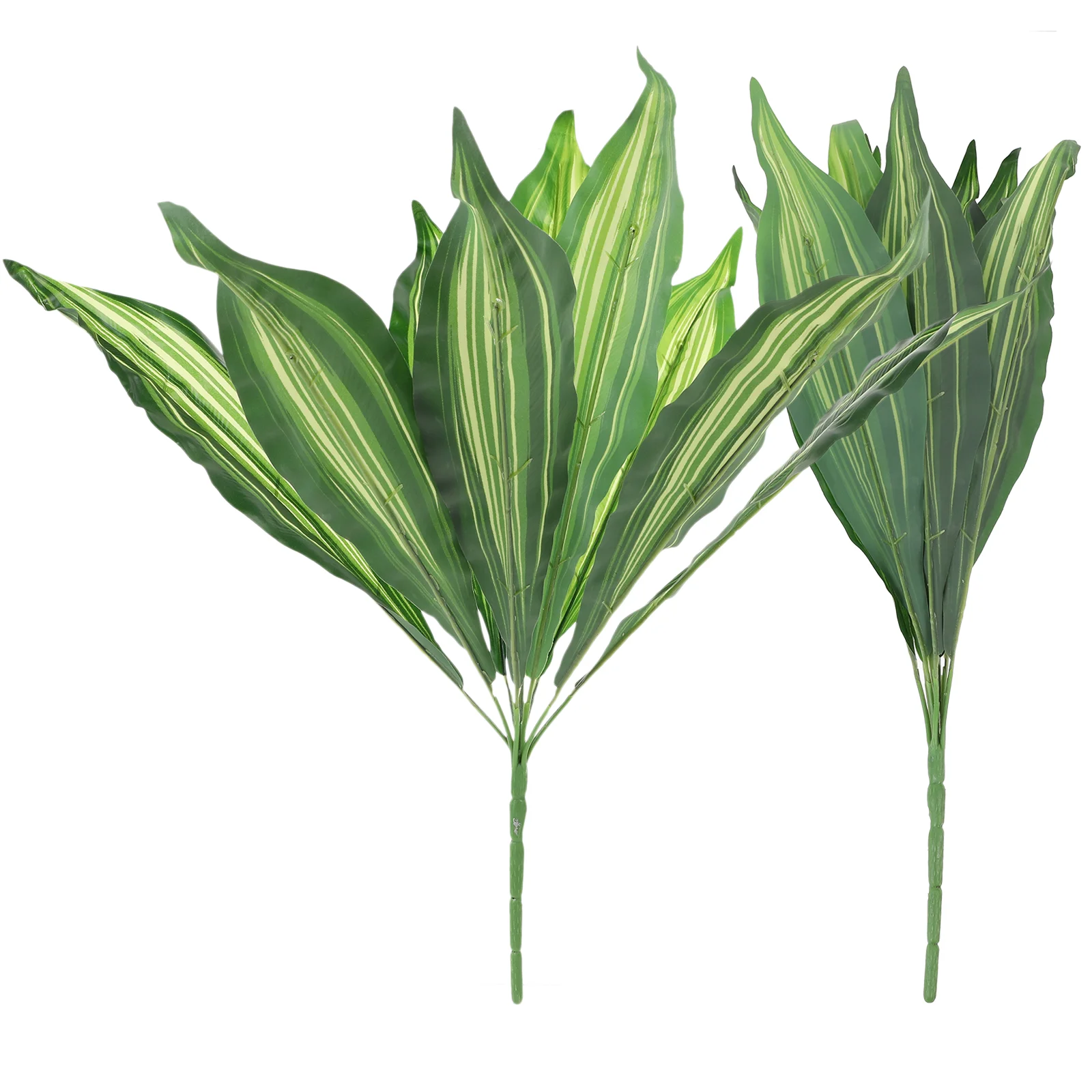 

2 Pcs Leaf Decor Elegant Sansevieria DIY Flower Arrangement Materials Artificial DIY Bouquet Stems Home Layout Decor