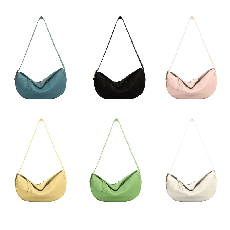 

Women Shoulder Bags Large Capacity Luxury Handbags Female Casual Travel Crossbody Bags Soft Solid Color Vintage Style