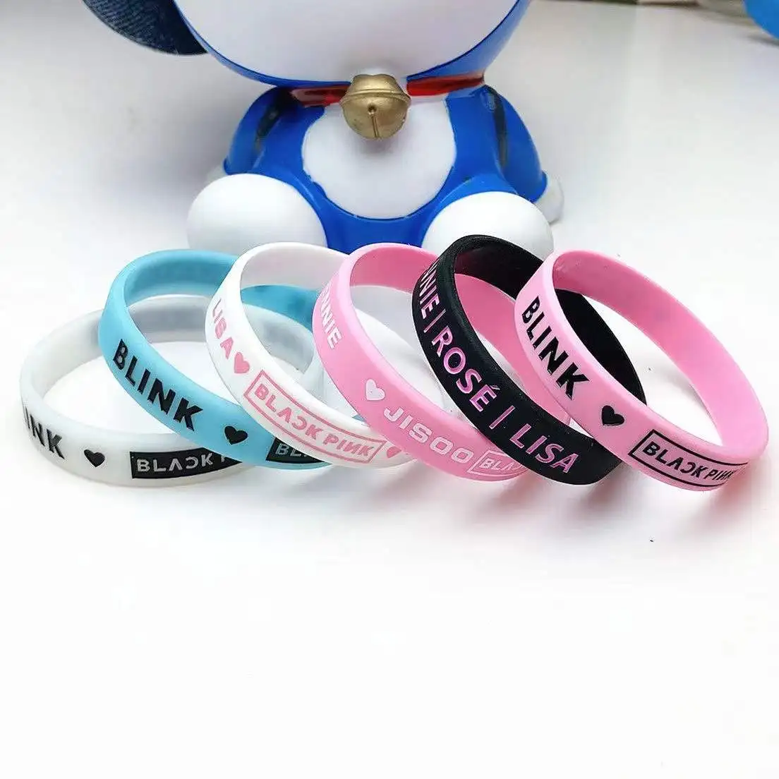 

Kpop Black and Pink Album BORN PINK Glow Bracelet Handle JISOO JENNIE LISA ROSE Fnas Concert Props Gifts
