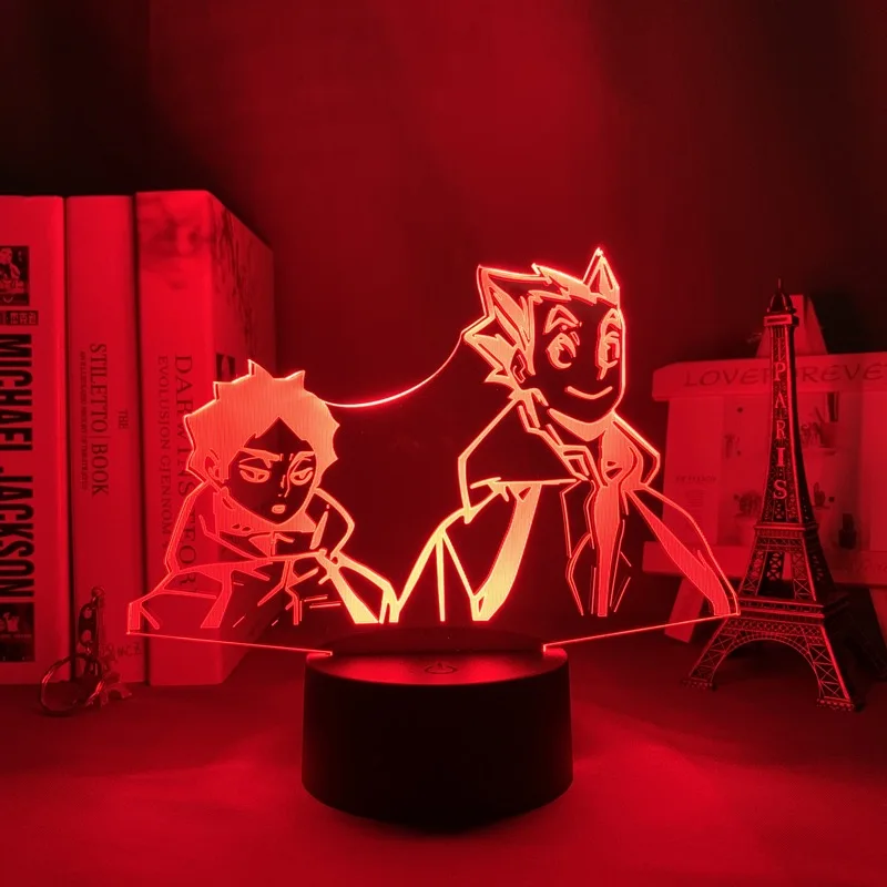 

Anime Led Light Haikyuu for Home Bedroom Decor Boyfriend Birthday Gift Color Changing Nightlight Manga 3d Lamp Haikyu