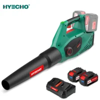 Cordless Leaf Blower HYECHO 36V Brushless Leaf Blower Lithium Battery for Dust Removal Inflatable Lightweight and Powerful