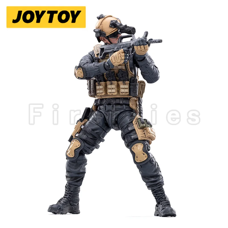 

1/18 JOYTOY 3.75inch Action Figure People's Armed Police PAP Special Forces Assault Anime Model Toy Free Shipping