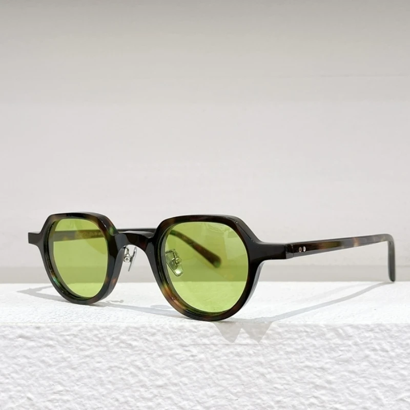 

Маленькие очки в оправе круглые ацетатные ретро солнцезащитные очки для женщин японские очки James Tar * мужские очки 485 женские очки