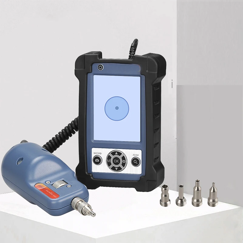 Fiber End-face Inspection and Cleaner Tool Kit with 400x Portable Fiber Endface Microscope