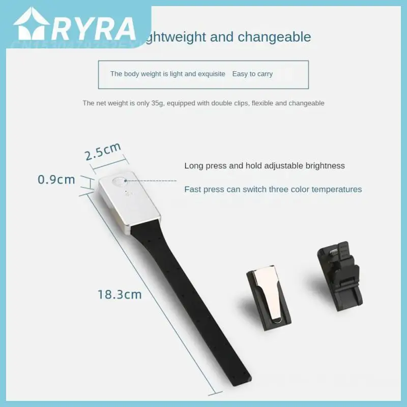 

Eye Protection And Ecological Friendliness Reading Rechargeable Bookmark Light Low-power Consumption No Flashing Safe Led Light