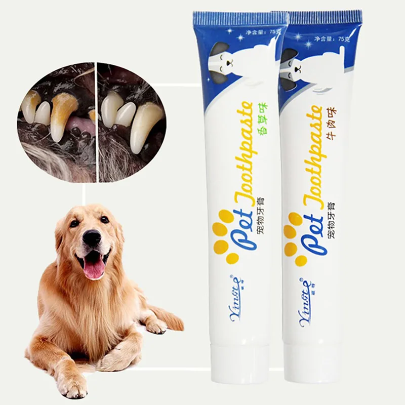 

New Pet Enzymatic Toothpaste For Dogs Helps Reduce Tartar And Plaque Helps Reduce Tartar And Plaque Buildup