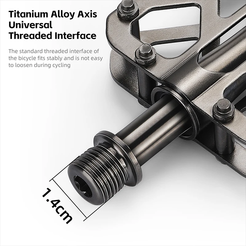 WEST BIKING Нескользящие велосипедные педали расширенная подножка 3 подшипника