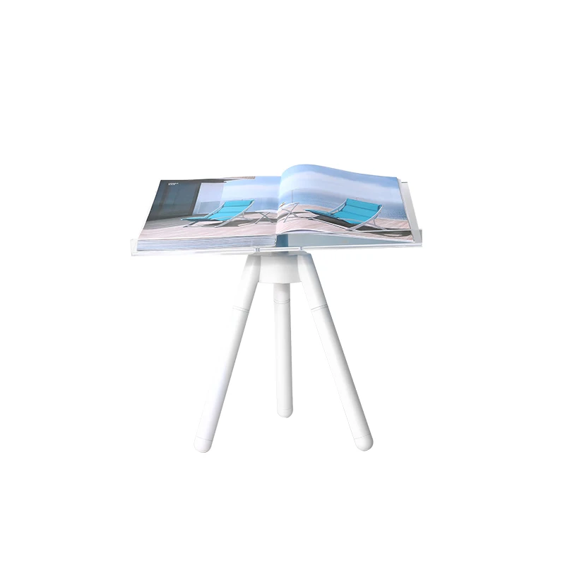 

YY Light Luxury Metal Creativity Album Floor Tripod Books Display Bracket