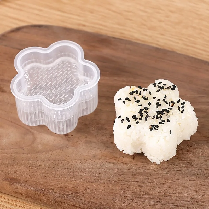 

8PCS Household DIY Sushi Maker MoldTriangle Rice Ball Mold Food Grade Pp Material for Children's Kitchen Bento Accessories