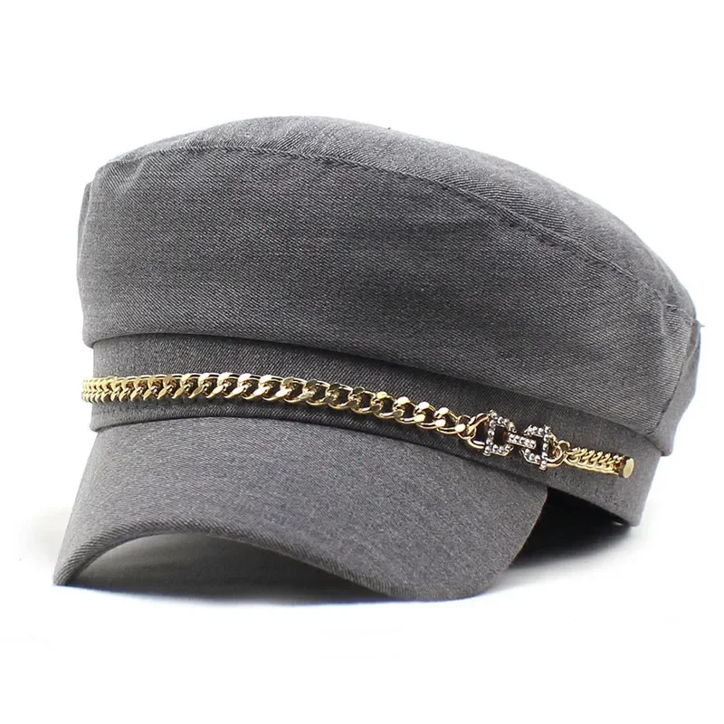 Женский однотонный берет из полиэстера с утиным языком простая повседневная