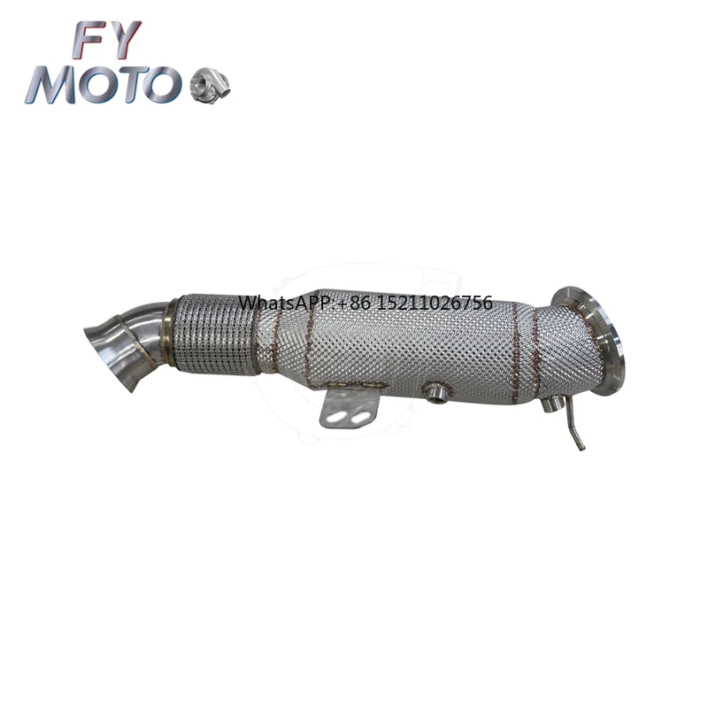 Для BMW G05 X5 G06 X6 20+ 3.0T B58 OPF водосточная труба с теплозащитным экраном