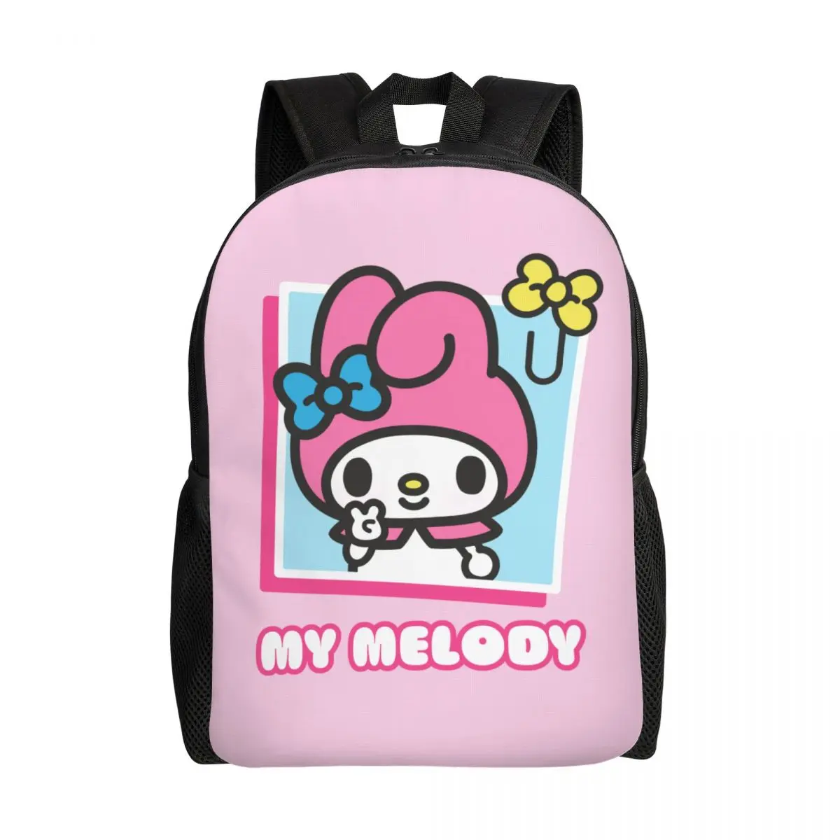 

3D Printing Melodys Anime Cartoon Backpack for Boys Girls School College Travel Bags Women Men Bookbag Fits 15 Inch Laptop