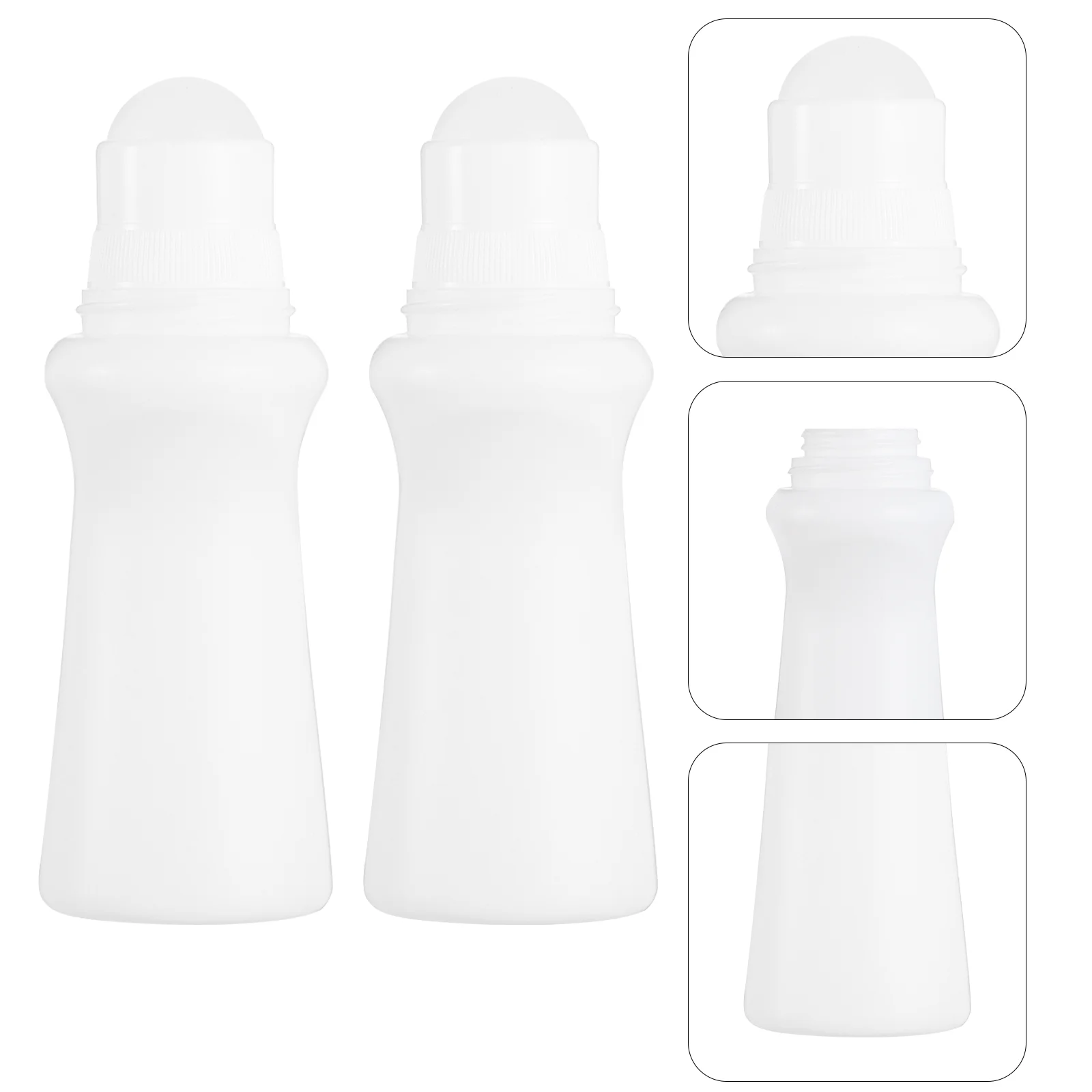 

8pcs 75ml Essential Oil Roller Bottles Deodorant Roller Container Refillable Perfume Empty Roll On Container
