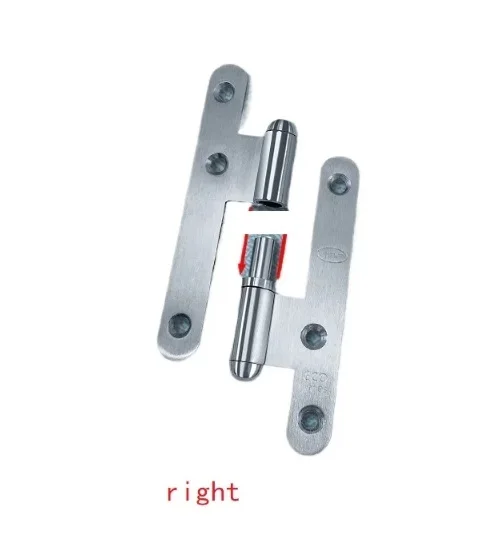 2 шт. H-образная съемная петля из нержавеющей стали, плоская 4-дюймовая петля для двери шкафа для ванной комнаты