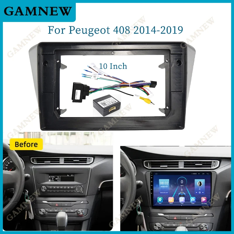 10-дюймовый адаптер для автомобильной рамы Canbus Box Decoder Android радио приборная