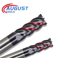 augt hrc50 milling tool cnc endmill 4flute metal alloy carbide tungsten steel milling cutter end mill 4mm 5mm 6mm 8mm 10mm shank