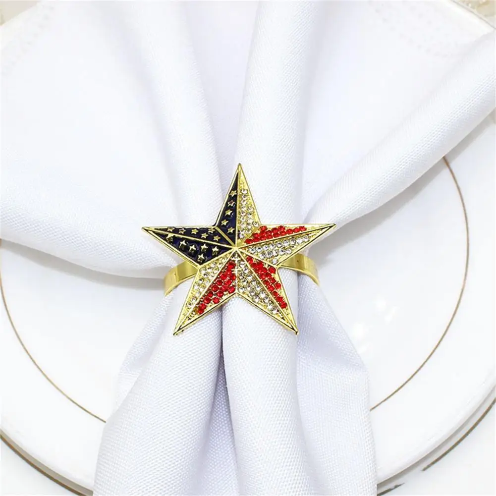 

6Pcs Good Butterfly Napkin Rings Multipurpose Alloy Serviette Holders Napkin Rings Dining Table Serviette Buckles Decor