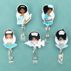 1/5/10/20pcs Double-Printed CNA LPN RN MA Badge Buddy For Men Women Office  Supply Nurse Accessories Badge Holder - AliExpress