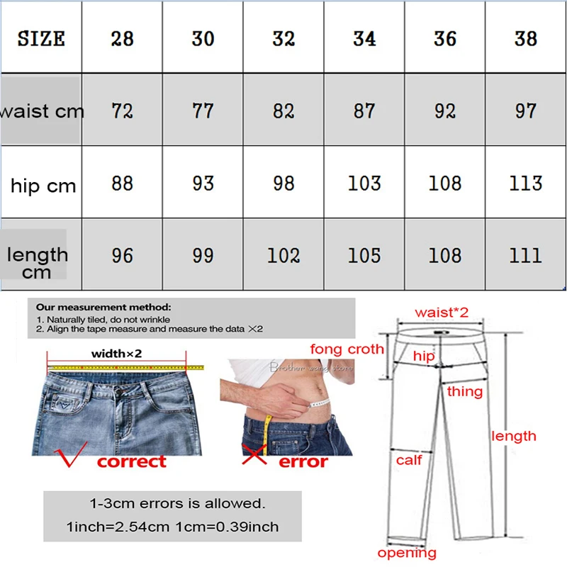 2023 Blue Ripped Denim Pants Chic Stretch Hole Ruined Small Foot Casual Mens Trend Casual Daily Long Jeans Four Season Clothes