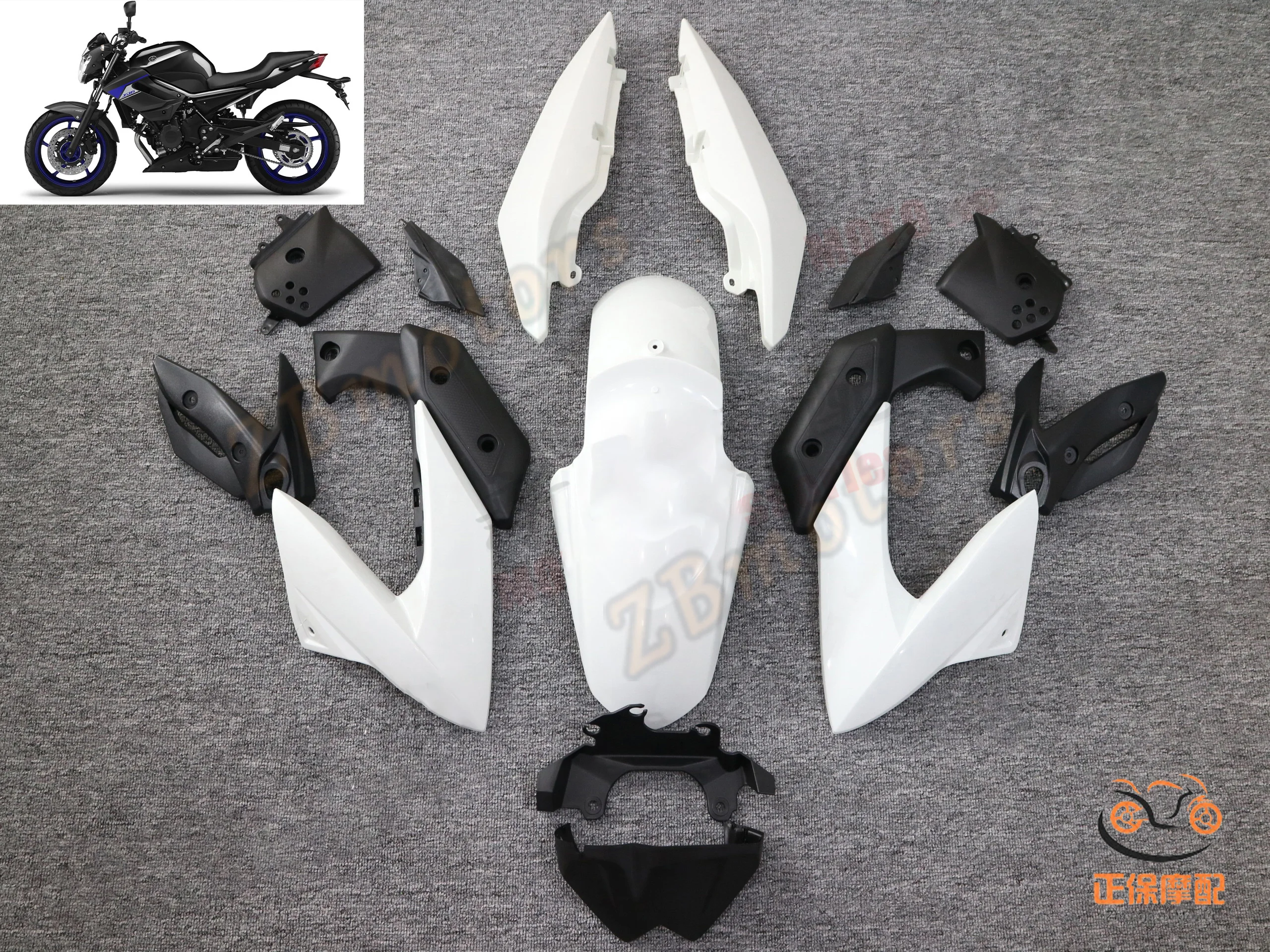 

Комплект неокрашенных обтекателей из АБС-пластика для мотоцикла Yamaha XJ6 09 10 11 12 2009-2012 Обтекатели 15 шт.