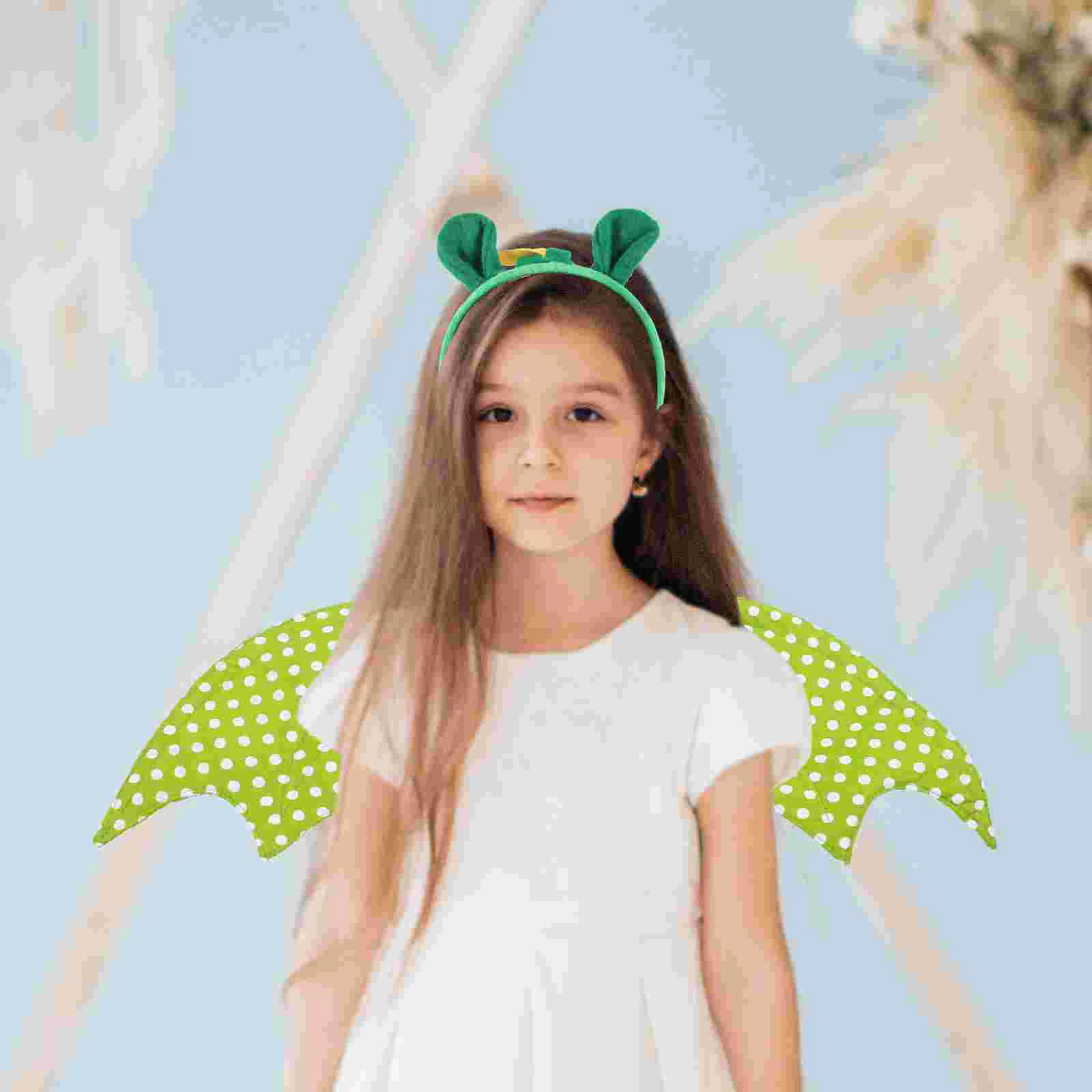 

1 Set Cosplay Dinosaur Costume Dinosaur Headband Dinosaur Tail Prop Dinosaur Wing