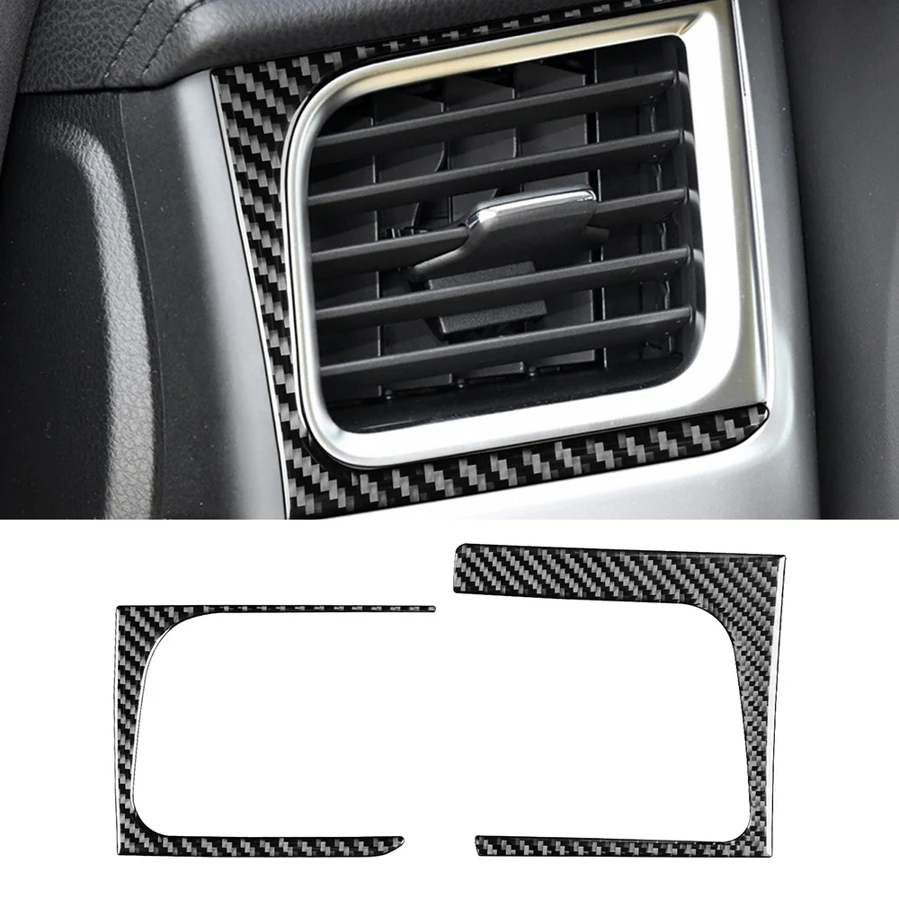 

for Toyota Highlander 2015-2018 Side Air Outlet Decoration Cover Sticker Decal Trim Car Interior Accessories Carbon Fiber