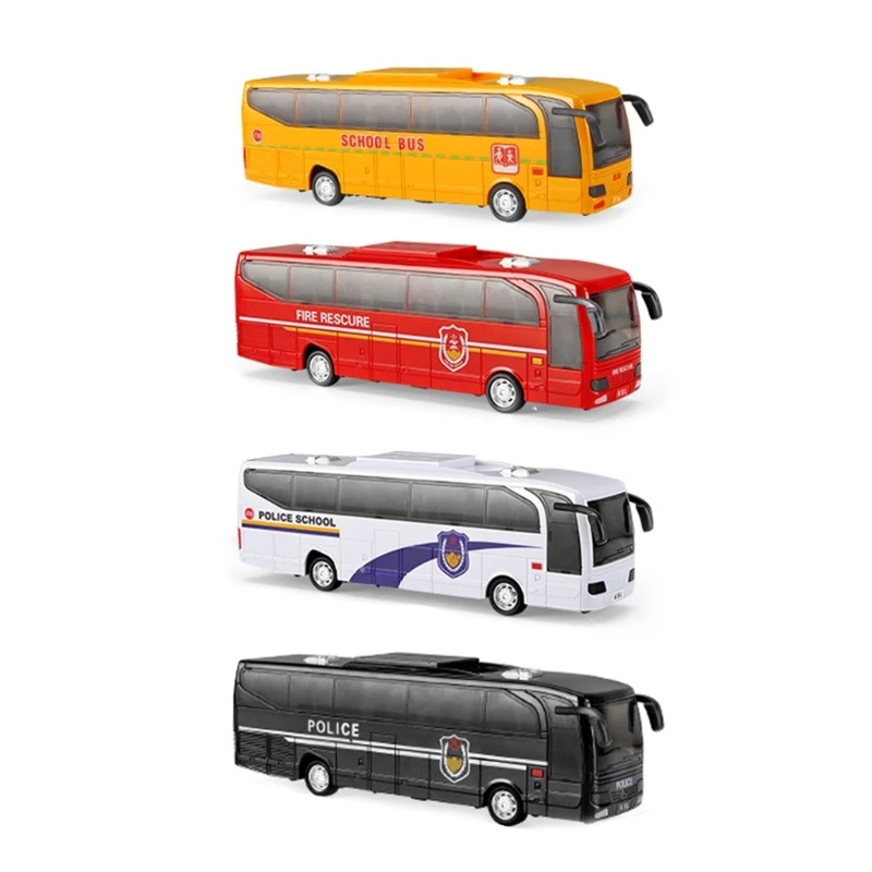 

School Bus Model Toy Pull Back Bus Bus Fire Rescure Bus School Bus School Bus Transport Vehicle Toy