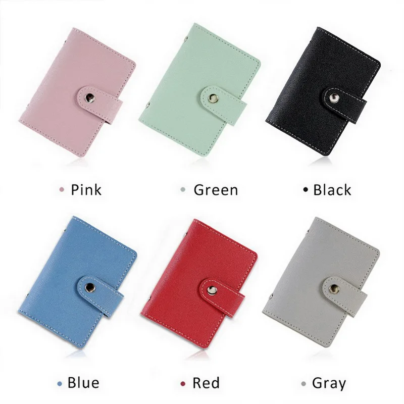 Pu Credit Card Holder Multiple Slots Card Holder Women'S New Portable Short Wallet Coin Purse Large Capacity Card Storage Pouch
