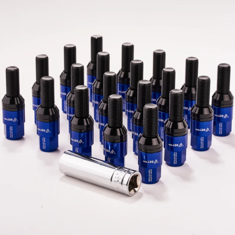 

Новый 20 шт., болт с коническим наконечником из стали + алюминиевого сплава, конусные лучи сиденья, колесные болты, гайки с колпачками M12 * 1,5 M14 * 1,25 M14 * 1,5 для BMW