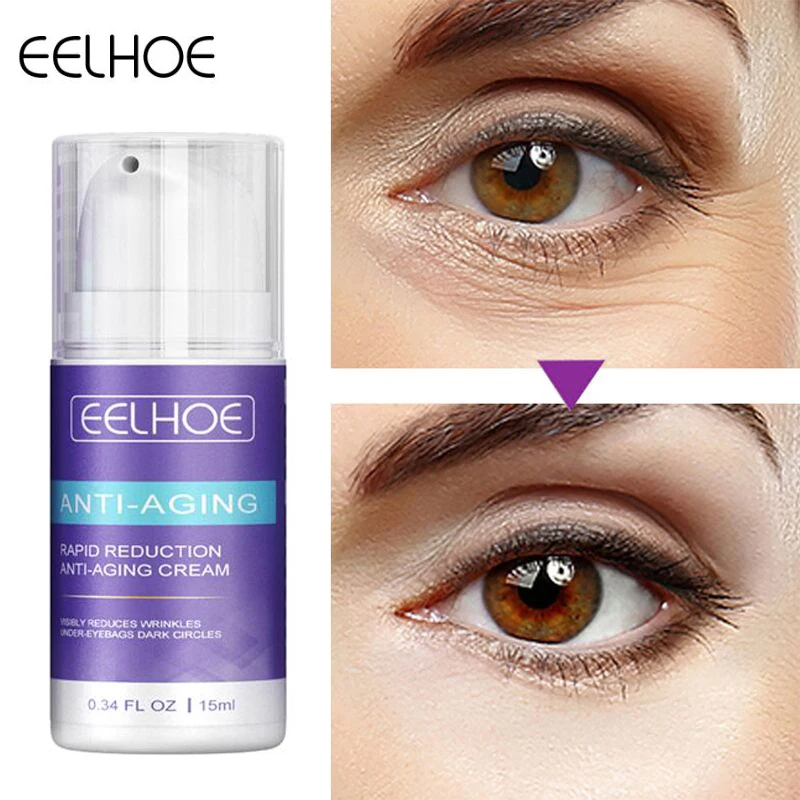 

Eye Cream Effective Anti-Wrinkle Moisturizing Fades Fine Lines Dark Circles Serum Remove Eye Bags Puffiness Nourishing Eye Care