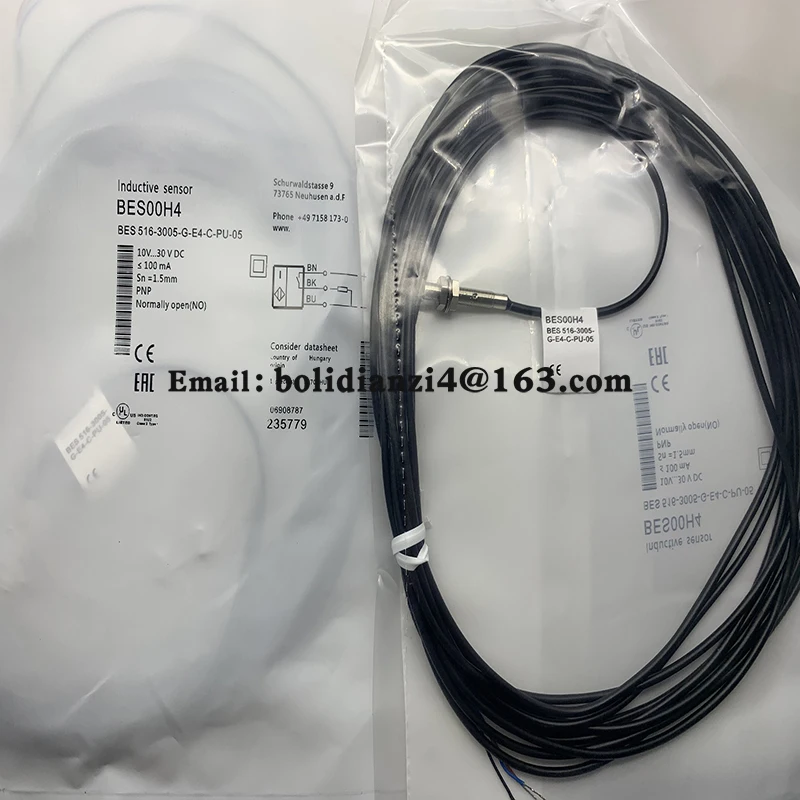 Новый датчик бесконтактного переключателя 516-3005-G-E4-C-PU-05 516-3005-G-E4-C-PU-02 BES 516-3005-G-E4-C-PU-03