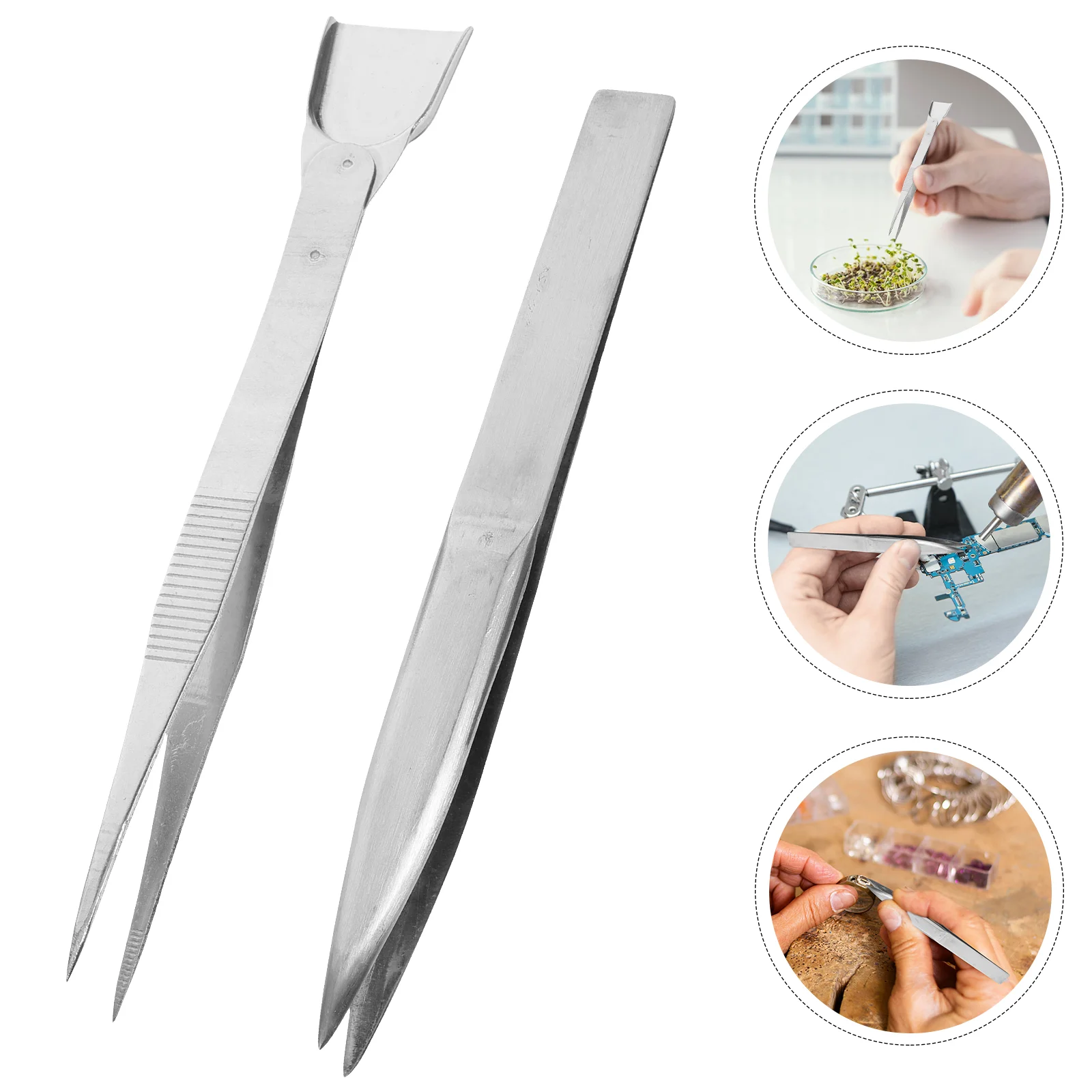 

Пинцет для изготовления ювелирных изделий, пинцет из нержавеющей стали, прецизионный пинцет, антистатический пинцет