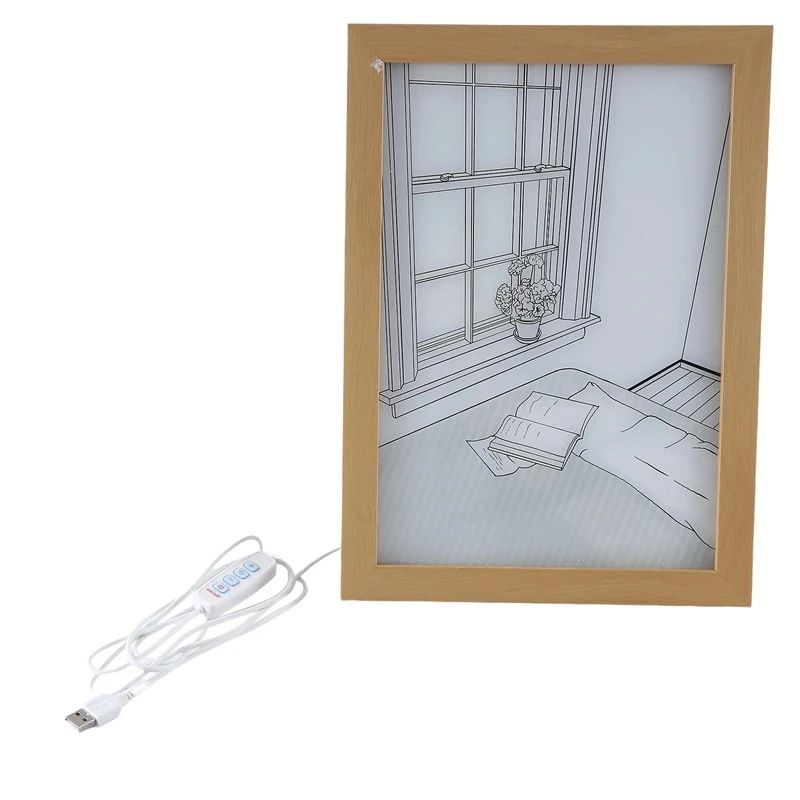 

USB прикроватная лампа, искусство, домашний декор, фотосессия, день рождения 32x22 см