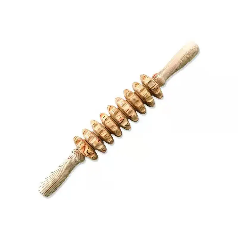 Деревянный ролик для упражнений гуаша Tcare ручные бластеры целлюлита спортивные