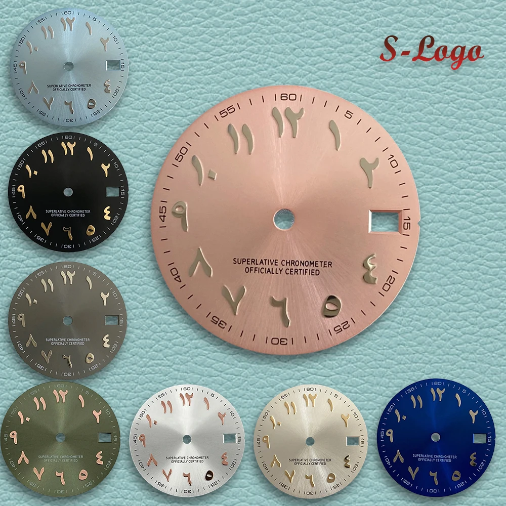 S Logo28 5 мм арабский циферблат Sunray NH35 подходит для NH35/NH36/4R/7S аксессуары модификации