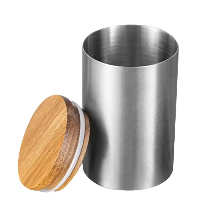 

Stainless Steel Canister 250ml Multipurpose Storage Canister Jar Food Container Sets For Home Kitchen Tools And Accesoriers