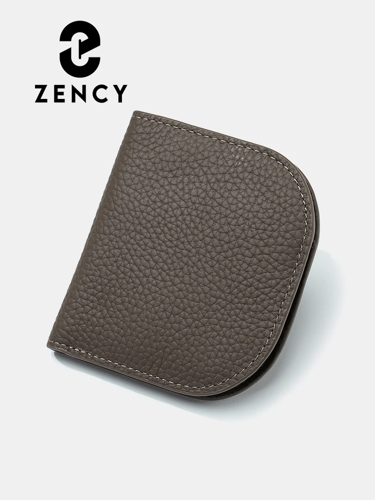 Zency Female's Genuine Leather Wallet Women Coin Purse Money Bags High Quality Multifunction Credit Card Bag Fashion ID Package