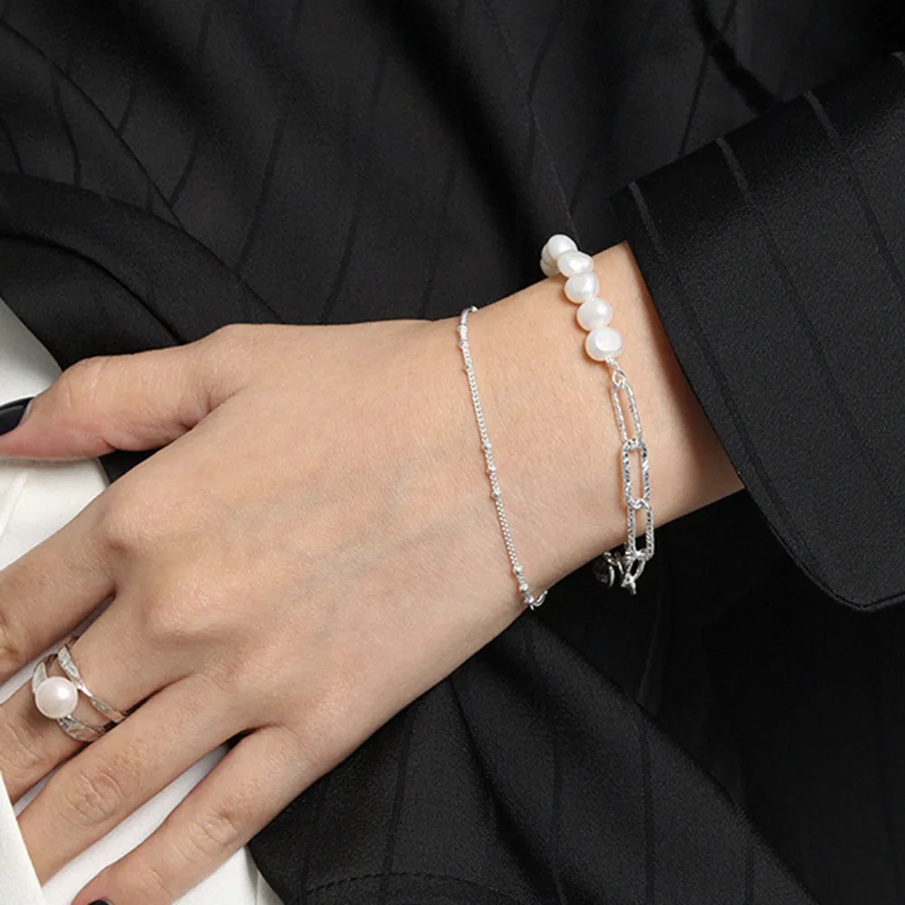 ANDYWEN новинка искусственный серебристый золотой жемчужный гороскоп двойной