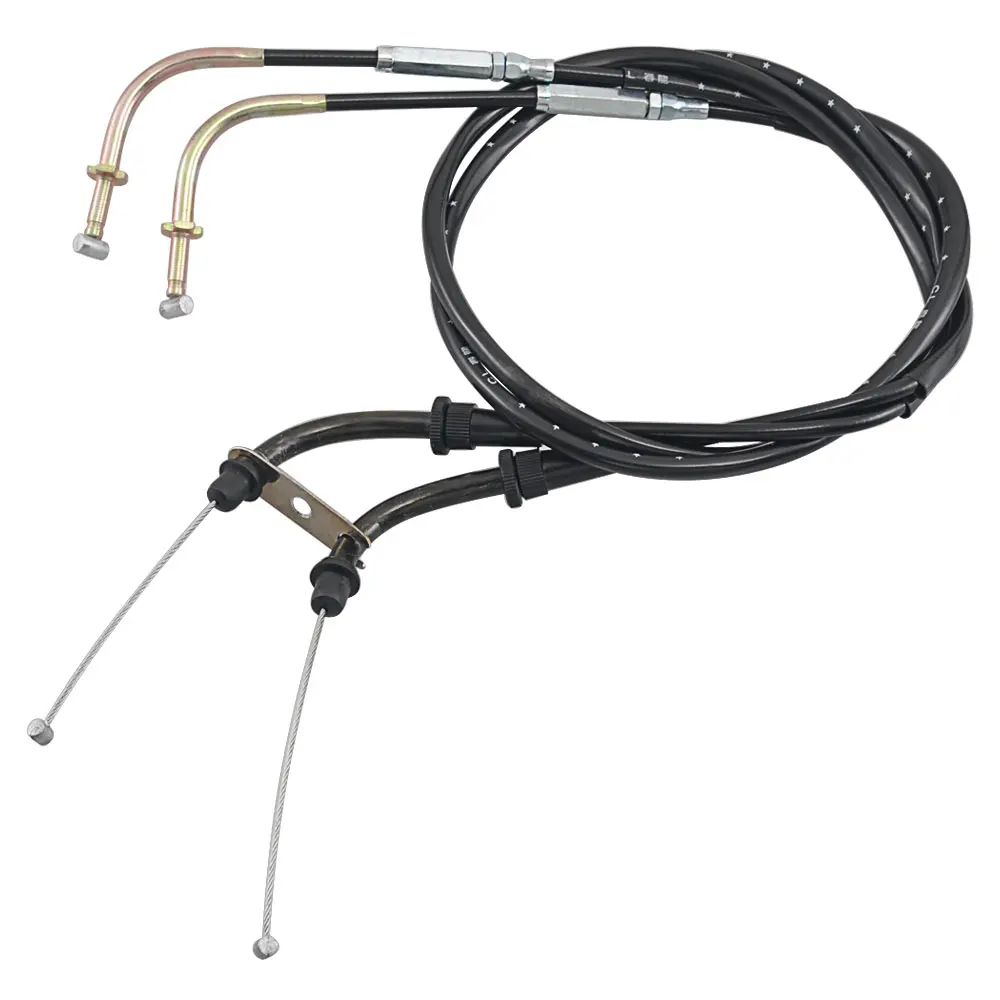 

Аксессуары для мотоциклов удлиненный трос дроссельной заслонки черный для Kawasaki VULCAN 900 VN900 CLASSIC/LT 2006-2018