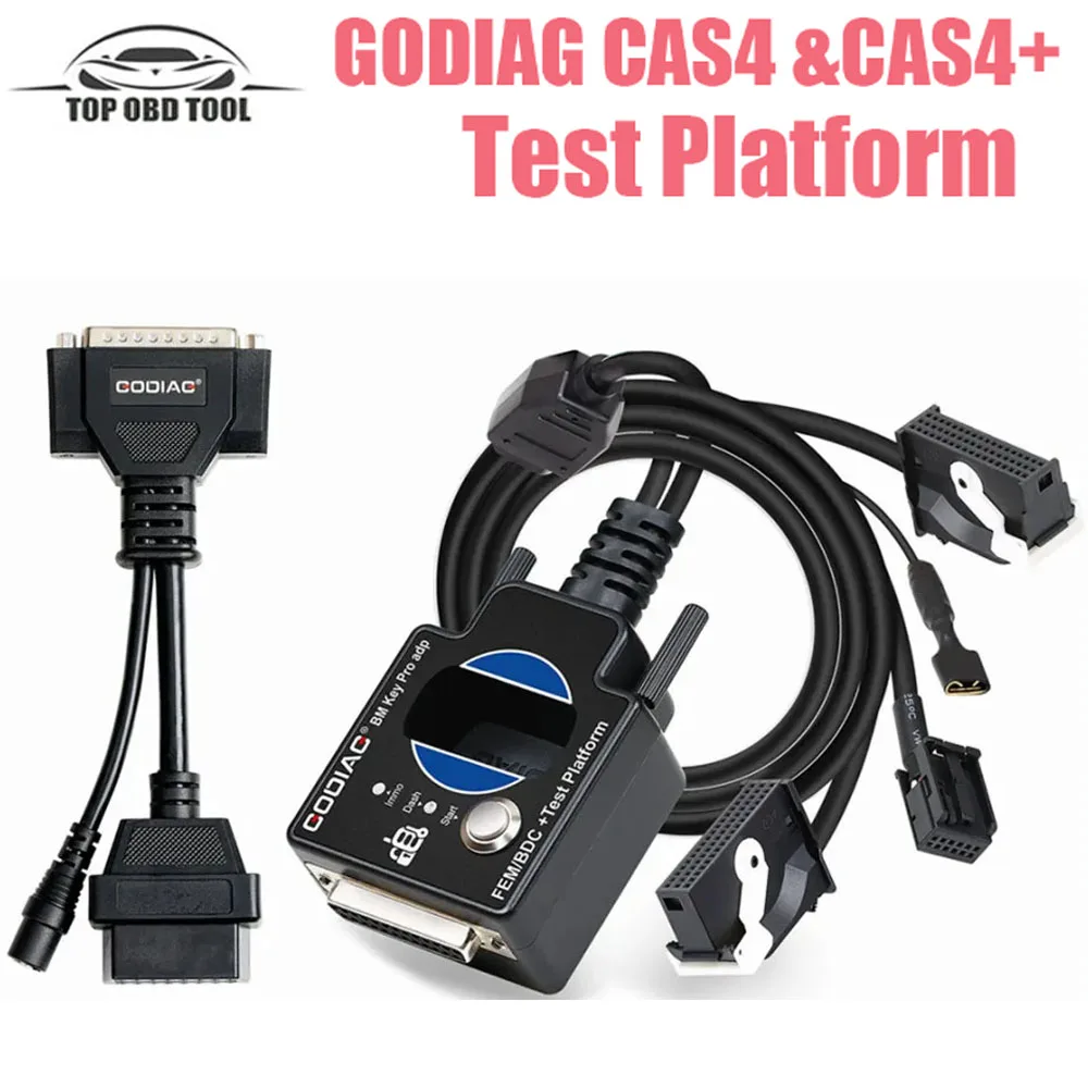 GODIAG CAS4 & CAS4 + тестовая платформа для B-MW Авто программатор работает с GT100 Xhorse VVDI IM608 CGDI Обнаружение дистанционного ключа разъем ECU