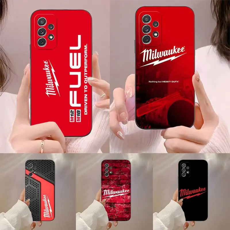 

Milwaukees Tool Phone Case Funda For Samsung A32 A21 A22 A30 31 A40 A42 51 A50 A52 53 A70 A71 A73 72 A80 A91 S10 Lite Shell