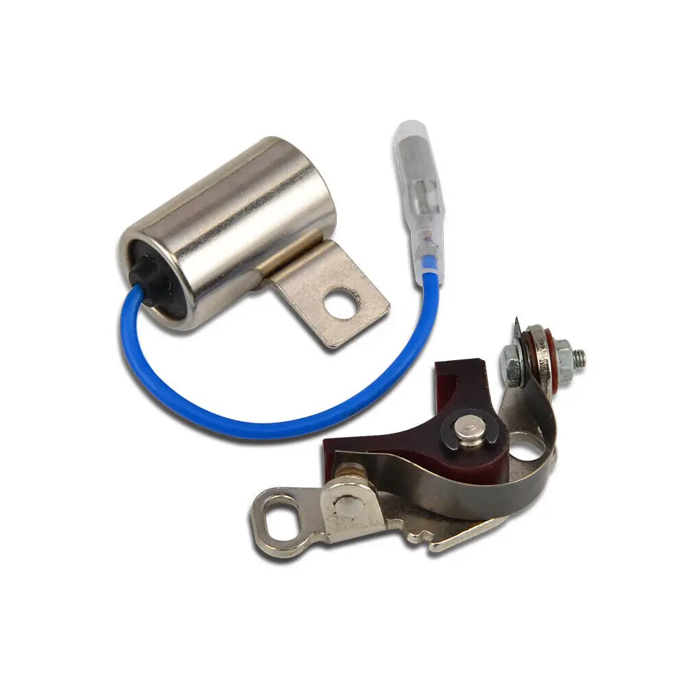 

For Honda CM91 CT90 Trail ATC90 Contact Breaker Ignition Tune Up Kit Points + Condenser Set Replace 30202-107-004 30250-052-000