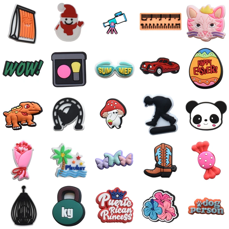 

Shoe Charms Men Women Charm Packs Decorations for Crocs Set Jeans Boy Para Pins Girl Gifts Shoes Accessories Kids Wholesale Bulk