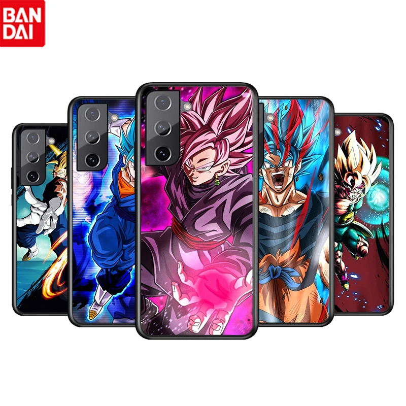 

Anime Boy Dragon Ball Z Goku For Samsung Galaxy S22 S21 S20 Ultra Plus Pro S10 S9 S8 4G 5G TPU Soft Black Silicone Phone Case
