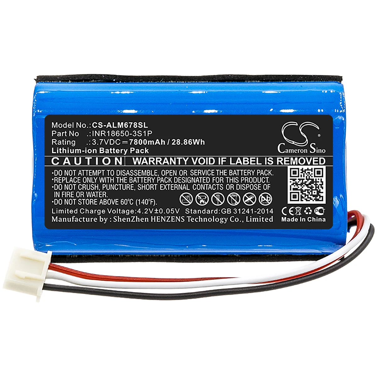 

Cameron Sino 7800mA Battery for Altec Lansing iMW678, iMW678-BLK, iMW678-BLU, IMW789, IMW789-BLG INR18650-3S1P