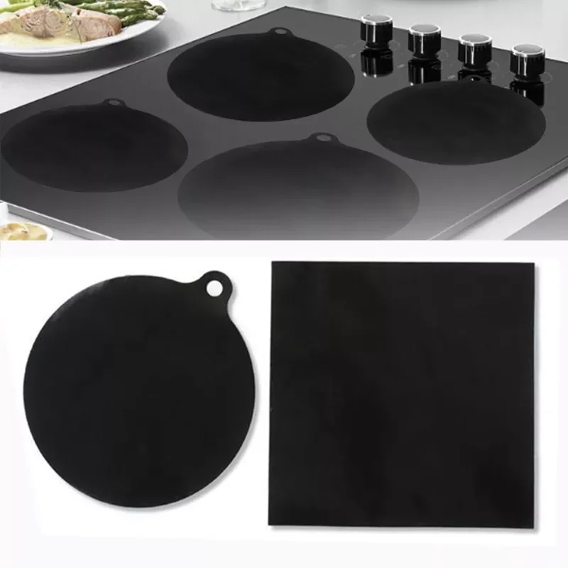 

2022New Induction Hob Protector Mat Anti-Slip Mat Silicone Cooktop Scratch Protector Cover Heat Insulated Mat Hot Inductin Mat