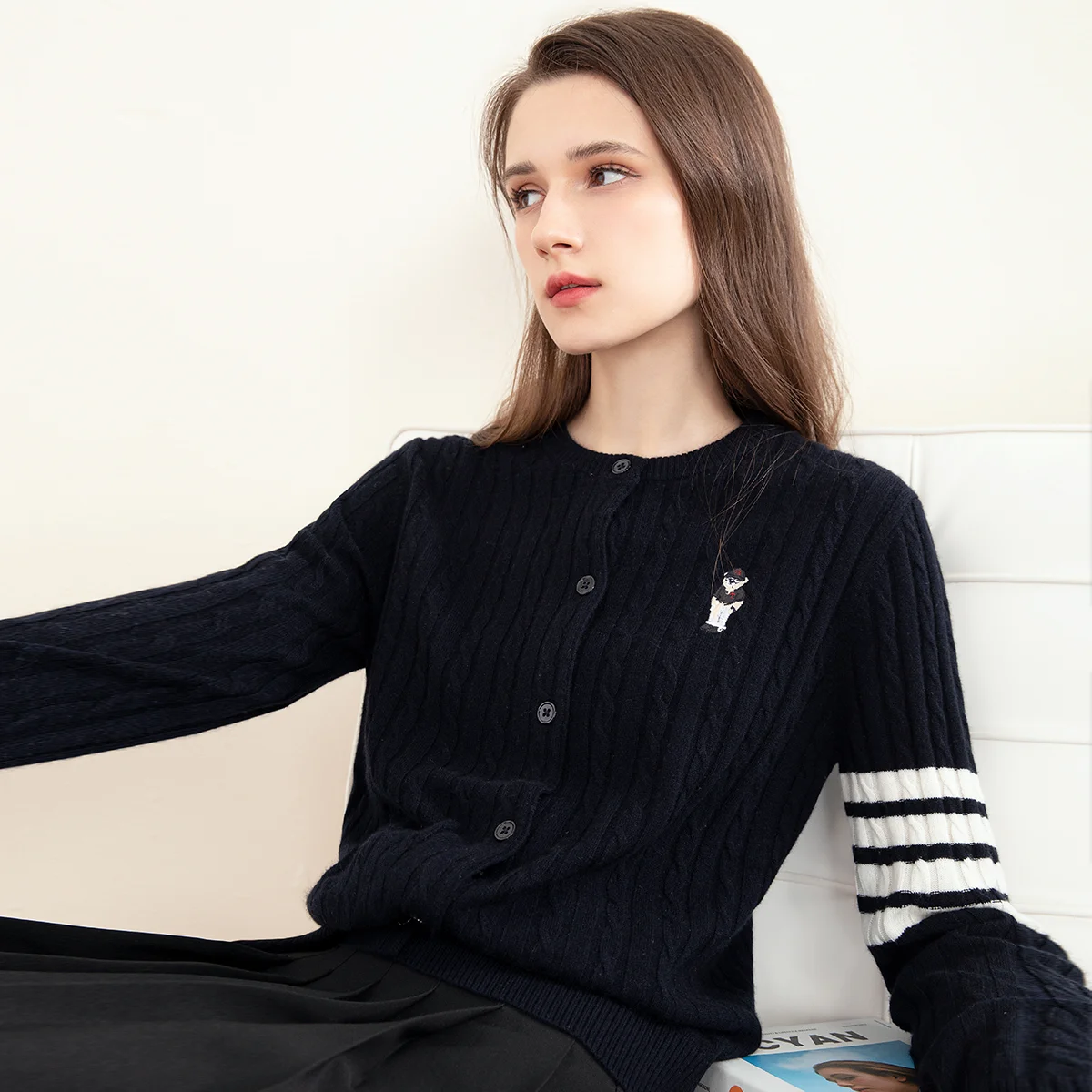 Женский кашемировый кардиган